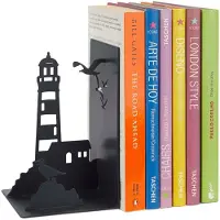 Balvi Lighthouse Bookend Argenté