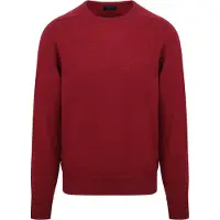 William lockie Pull Laine d'Agneau Col Rond Mélangé Poppy