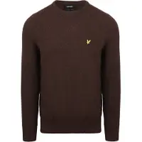 Lyle & Scott Pull Laine d'Agneau Marron