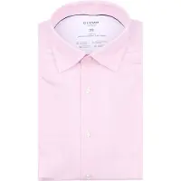 Olymp Chemise Level 5 24/Seven Pied-de-Poule Rose