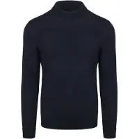 Suitable Pull Cooldry Knit Col Roulé Marine