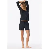 Schiesser Pantalon de pyjama ' Mix Relax ' noir