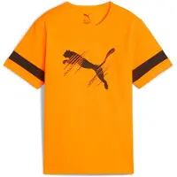 Puma Attacanto Logo Kurzarm-t-shirt Orange 11-12 Years Jungen Orange 11-12 Years