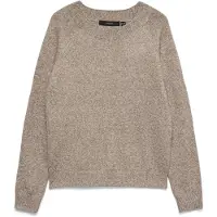 Vero Moda Pull-over 'VMDoffy' marron chiné