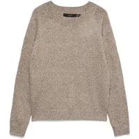 Vero Moda Pull-over 'VMDoffy' marron chiné
