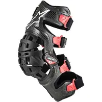 Alpinestars Bionic-10 Carbon Left Knee Guards Noir L