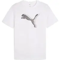 Puma Tee Shirt Manches Courtes Puma Graphics Cat Logo Tee Blanc Xxl