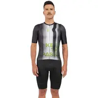 Suarez Lock 2.3 Short Sleeve Jersey Gris S Homme