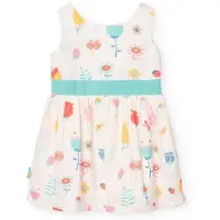 Boboli Satin Sleeveless Dress Blanc 6 Months Fille