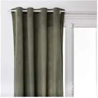 Atmosphera Rideau Lilou kaki - 140 x 260 cm