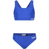 Hummel Maillot de bain de sport 'JR Solid' bleu outremer / blanc