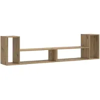 vidaXL Meuble TV 100 x 30 x 50 cm en bois d'ingénierie « chêne artisan »