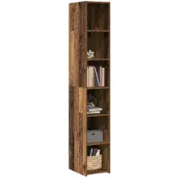 vidaXL Meuble haut Altholz, 30 x 41 x 185 cm, fabriqué en panneaux de particules
