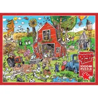 Cobble Hill Puzzle DoodleTown: La Folie de la Basse-Cour - 1000 pièces