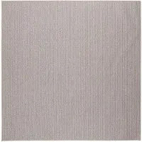 vidaXL Tapis carré LUGO Taupe 120 x 120 cm Polyester