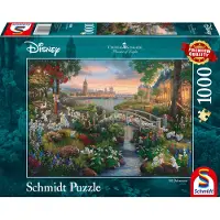 Schmidt Spiele Puzzle Thomas Kinkade, Disney, les 101 Dalmatiens - 1000 pièces