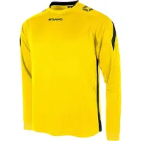 Stanno Maillot Drive à manches longues pour enfants - Jaune / Noir