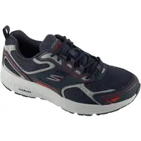 SKECHERS Herren Chaussures à lacets Sportives Semelle en caoutchouc bleu