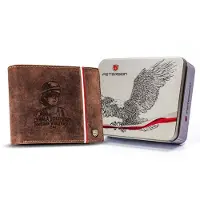 Peterson Portefeuille homme en cuir sans fermoir -