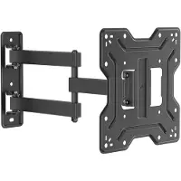 Cabletech Support mural pour téléviseur UCH0203-1, compatible avec les téléviseurs de 23 à 50 pouces, modèle LDA41-223, couleur noire