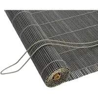 vidaXL Store gris 100 x 160 cm en bambou
