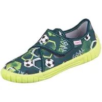 Superfit Pantoufle 'BILL' vert / pomme / noir / blanc