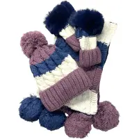Kumixi Bonnet 'Set: Mütze & Loop Schal & Handschuhe' baie
