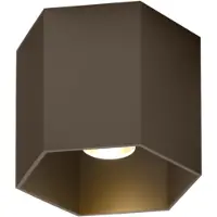 Wever & Ducre Hexo LED DALI Plafonnier Bronze | 2700 K
