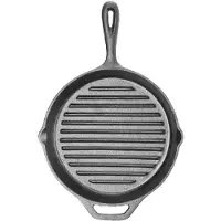 Hendi Poêle à griller en fonte,, 398x265x(H)48mm