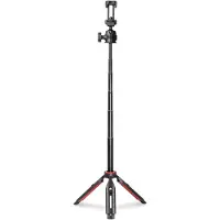 Hama Solid 80 Ball Bt Table Tripod Solid Ii 21b With Bluetooth Argenté