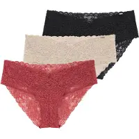 Dorina Slip beige / corail / noir