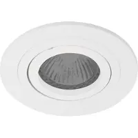 Steinhauer Spot encastré Pélite 1 flamme blanc mat 10x10cm