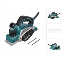 Makita KP 0800 Rabot à feuillure / rabot électrique 620 W 82 mm + lame réversible - sans mallette