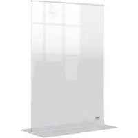 Nobo Transparent Acrylic Tabletop A4 Poster Holder Clair Enfants