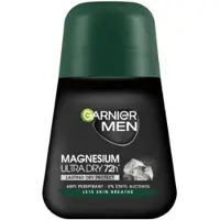 Garnier Magnesium Ultra Dry Antiperspirant Bullet - Homme, 50ml - 72h de protection