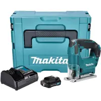 Makita JV 101 DSA1J Scie sauteuse sans fil 12 V max. 65 mm + 1x batterie 2,0 Ah + chargeur + Makpac