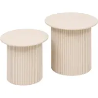 Atmosphera Tables basses rondes EINO, petites et grandes