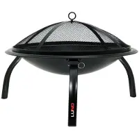 TRIZERATOP Brasero en acier pliable, dimensions 56 x 39 cm, avec couvercle