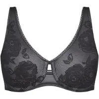 Triumph Soutien-gorge minimiseur ' Wild Rose Sensation ' noir