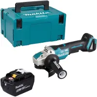 Makita DGA 520 ZX1 Meuleuse d'angle sans fil 18 V 125 mm X-LOCK Brushless Solo - sans batterie, sans chargeur