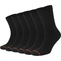 Suitable Chaussettes 6 Paires Bio Noir taille 42-46