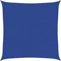 vidaXL Voile d'ombrage 160 g/m² bleu 2x2 m HDPE