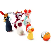Lilliputiens My First Bowling Pins Farm Multicolore Enfants