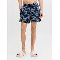 Jack & Jones Hommes, Short de bain, Regular Fit Badeshorts Badeshorts, Bleu, (M)