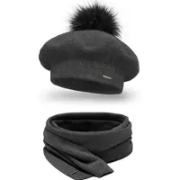 Vivisence Bonnet '7035 Set' gris foncé
