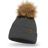 Vivisence Bonnet '7042' gris foncé