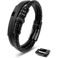 SERASAR Bracelet 'Shine' noir