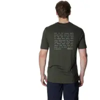 Houdini Tree Message Short Sleeve T-shirt Vert M Homme