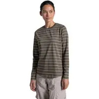 Craghoppers Nosilife Akona Long Sleeve T-shirt Marron 46 Femme