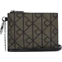 Calvin Klein Étui 'Logo Hardware Emblem' taupe / noir